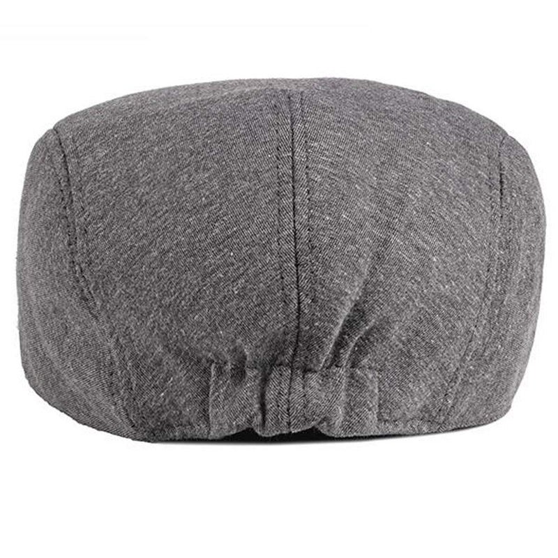 Qunson 2 Pack Men's Cotton Flat Cap Ivy Gatsby Newsboy Hat (I) - Image 4